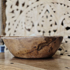 Indian Handcrafted Home Decor Parat Wooden Bowl 417