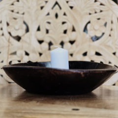 Indian Handcrafted Home Decor Parat Wooden Bowl 419
