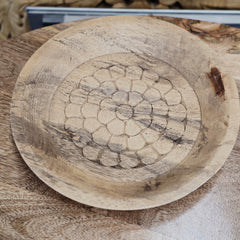 Indian Handcrafted Home Decor Parat Wooden Bowl 420