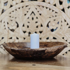 Indian Handcrafted Home Decor Parat Wooden Bowl 421