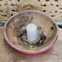 Indian Handcrafted Home Decor Parat Wooden Bowl 422