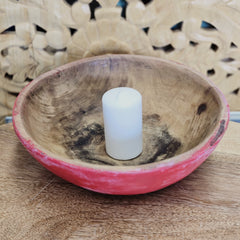 Indian Handcrafted Home Decor Parat Wooden Bowl 422