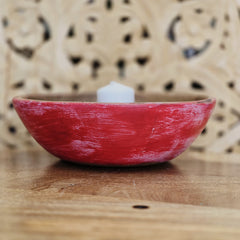 Indian Handcrafted Home Decor Parat Wooden Bowl 422