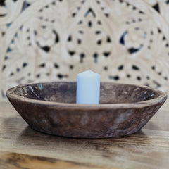 Indian Handcrafted Home Decor Parat Wooden Bowl 423