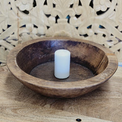 Indian Handcrafted Home Decor Parat Wooden Bowl 425
