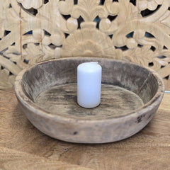 Indian Handcrafted Home Decor Parat Wooden Bowl 430