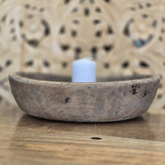 Indian Handcrafted Home Decor Parat Wooden Bowl 430