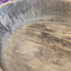 Indian Handcrafted Home Decor Parat Wooden Bowl 430
