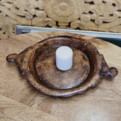 Indian Handcrafted Wooden Home Decor Serving Tray 432