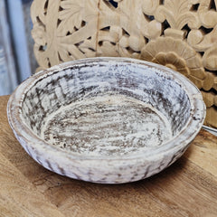 Indian Handcrafted Home Decor Parat Wooden Bowl 433