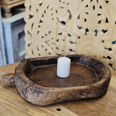 Indian Handcrafted Wooden Home Decor Serving Tray 435