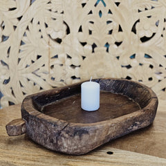 Indian Handcrafted Wooden Home Decor Serving Tray 435