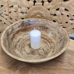 Indian Handcrafted Home Decor Parat Wooden Bowl 436