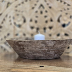 Indian Handcrafted Home Decor Parat Wooden Bowl 436