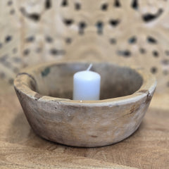 Indian Handcrafted Home Decor Parat Wooden Bowl 437