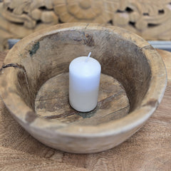 Indian Handcrafted Home Decor Parat Wooden Bowl 437