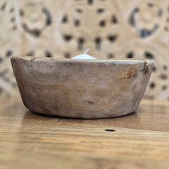 Indian Handcrafted Home Decor Parat Wooden Bowl 437