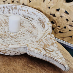 Indian Handcrafted Home Decor Parat Wooden Bowl 439