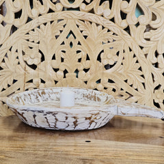 Indian Handcrafted Home Decor Parat Wooden Bowl 439