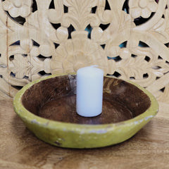 Indian Handcrafted Home Decor Parat Wooden Bowl 440