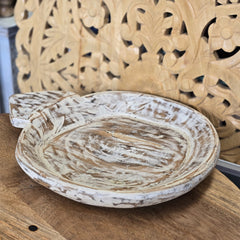 Indian Handcrafted Home Decor Parat Wooden Bowl 441