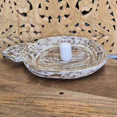 Indian Handcrafted Home Decor Parat Wooden Bowl 441