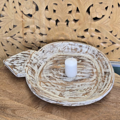 Indian Handcrafted Home Decor Parat Wooden Bowl 441