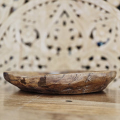 Indian Handcrafted Home Decor Parat Wooden Bowl 442