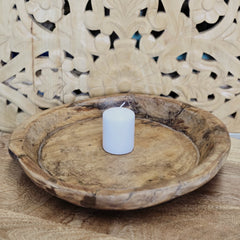 Indian Handcrafted Home Decor Parat Wooden Bowl 442