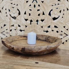 Indian Handcrafted Home Decor Parat Wooden Bowl 442