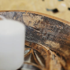 Indian Handcrafted Home Decor Parat Wooden Bowl 443