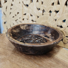 Indian Handcrafted Home Decor Parat Wooden Bowl 443