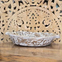 Indian Handcrafted Home Decor Parat Wooden Bowl 444