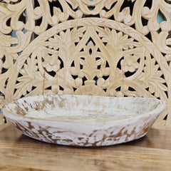 Indian Handcrafted Home Decor Parat Wooden Bowl 445