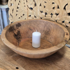 Indian Handcrafted Home Decor Parat Wooden Bowl 446