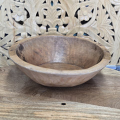 Indian Handcrafted Home Decor Parat Wooden Bowl 446