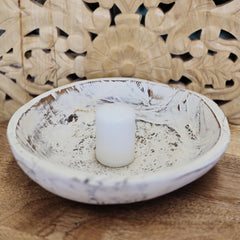 Indian Handcrafted Home Decor Parat Wooden Bowl 447