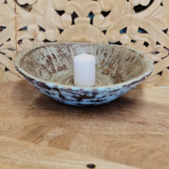 Indian Handcrafted Home Decor Parat Wooden Bowl 448