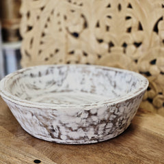 Indian Handcrafted Home Decor Parat Wooden Bowl 449