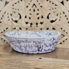 Indian Handcrafted Home Decor Parat Wooden Bowl 449