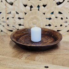 Indian Handcrafted Home Decor Parat Wooden Bowl 450