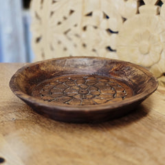 Indian Handcrafted Home Decor Parat Wooden Bowl 450