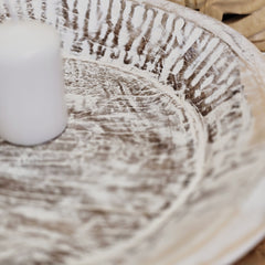 Indian Handcrafted Home Decor Parat Wooden Bowl 451