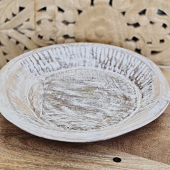 Indian Handcrafted Home Decor Parat Wooden Bowl 451