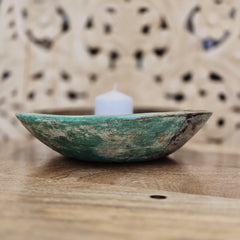 Indian Handcrafted Home Decor Parat Wooden Bowl 452