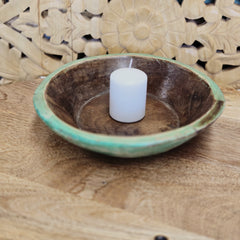 Indian Handcrafted Home Decor Parat Wooden Bowl 452