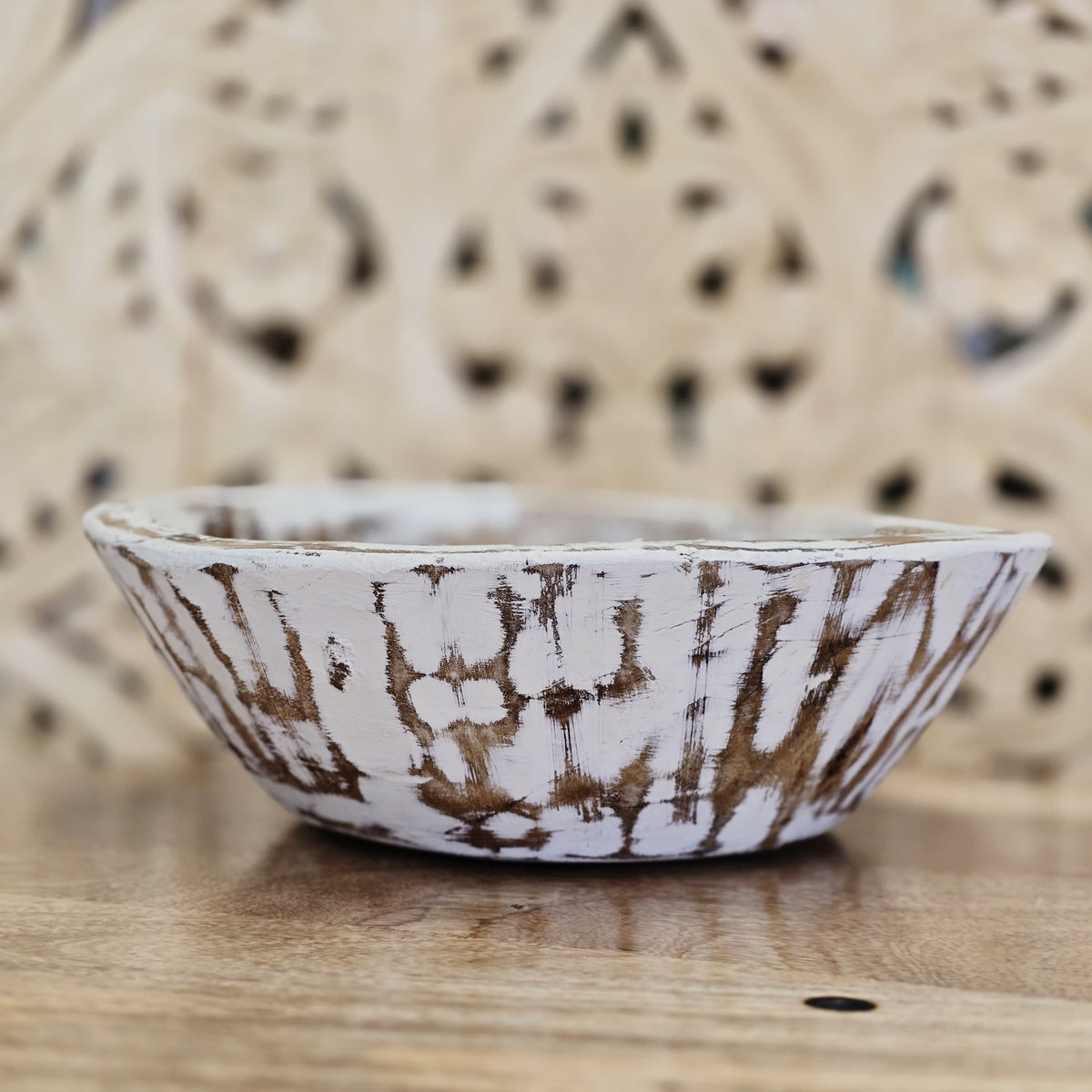 Indian Handcrafted Home Decor Parat Wooden Bowl 453