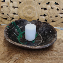 Indian Handcrafted Home Decor Parat Wooden Bowl 454