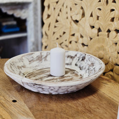 Indian Handcrafted Home Decor Parat Wooden Bowl 455