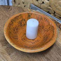 Indian Handcrafted Home Decor Parat Wooden Bowl 458